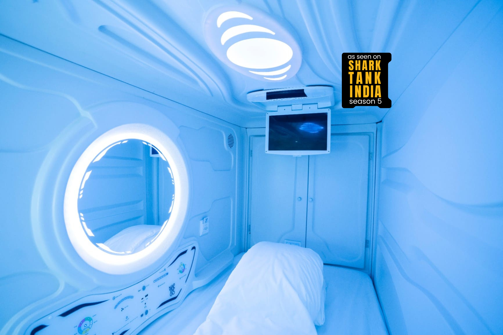Bedroom 3, NapTapGo: Japanese Private POD Hotel, E-City Metro, Gautam Buddha Nagar