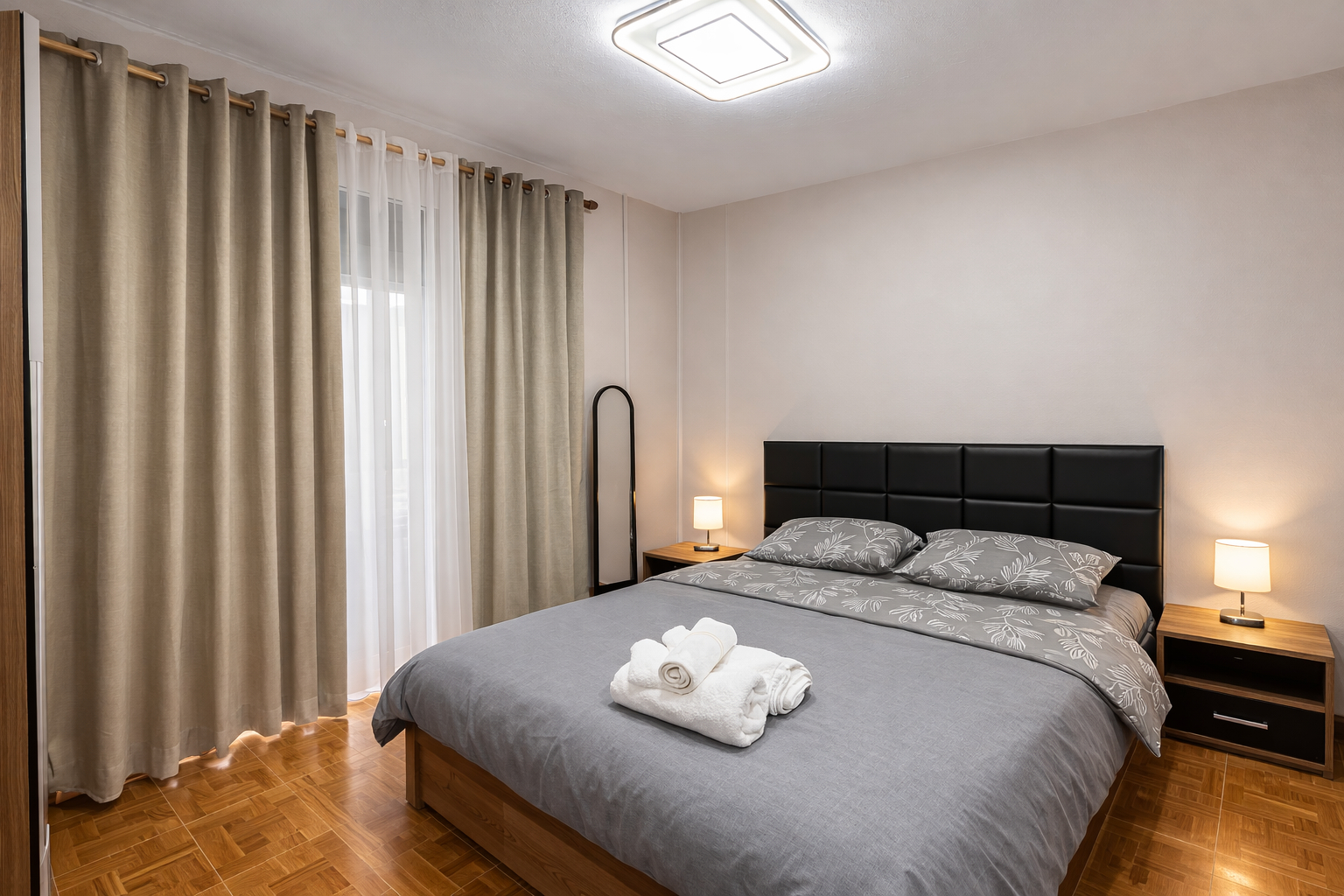 Bedroom 2, Theos Apartment Beachside Escape, Durrësit