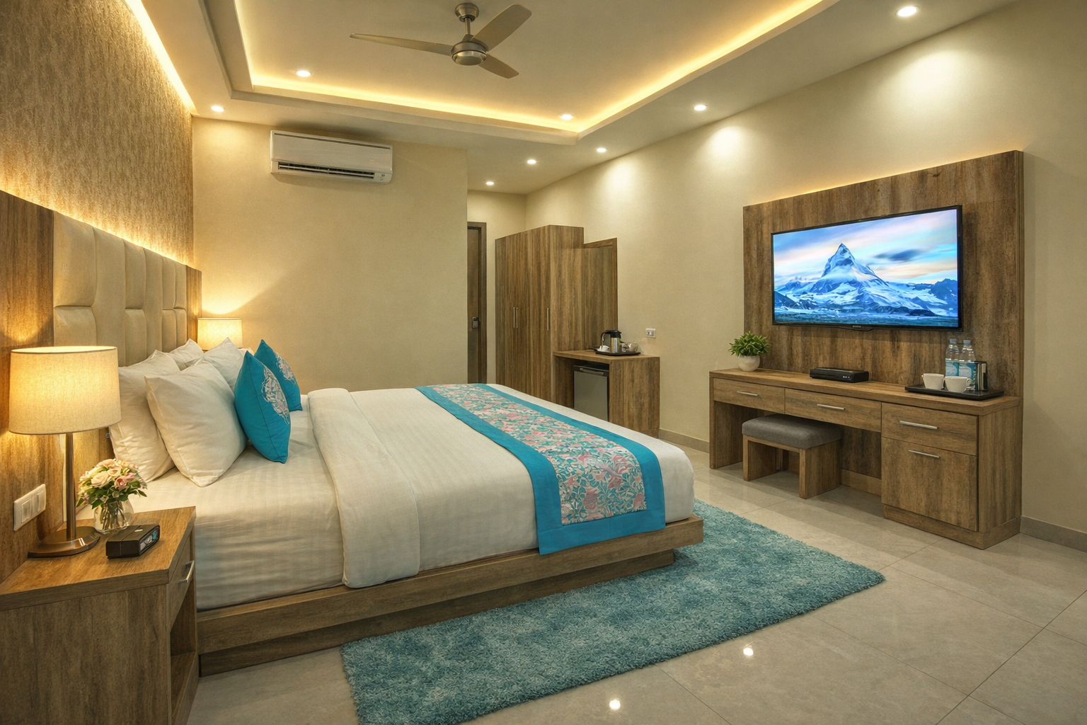 Bedroom 3, Smart Lax Hotel Near Delhi Airport, Delhi