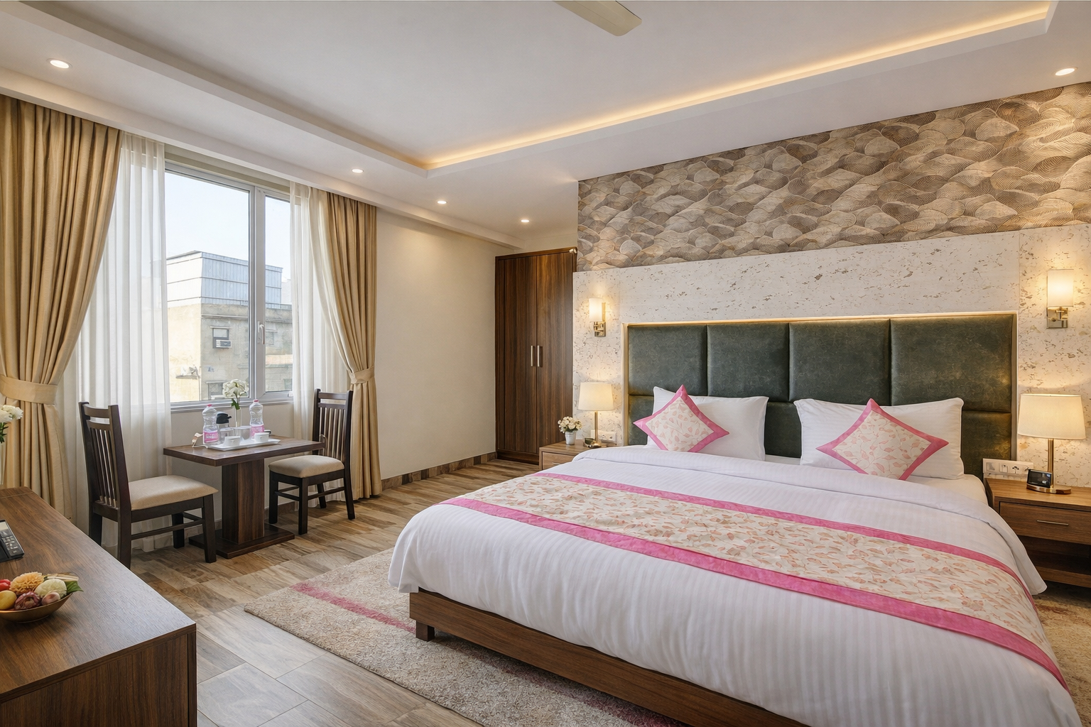 Bedroom 2, Smart Lax Hotel Near Delhi Airport, Delhi