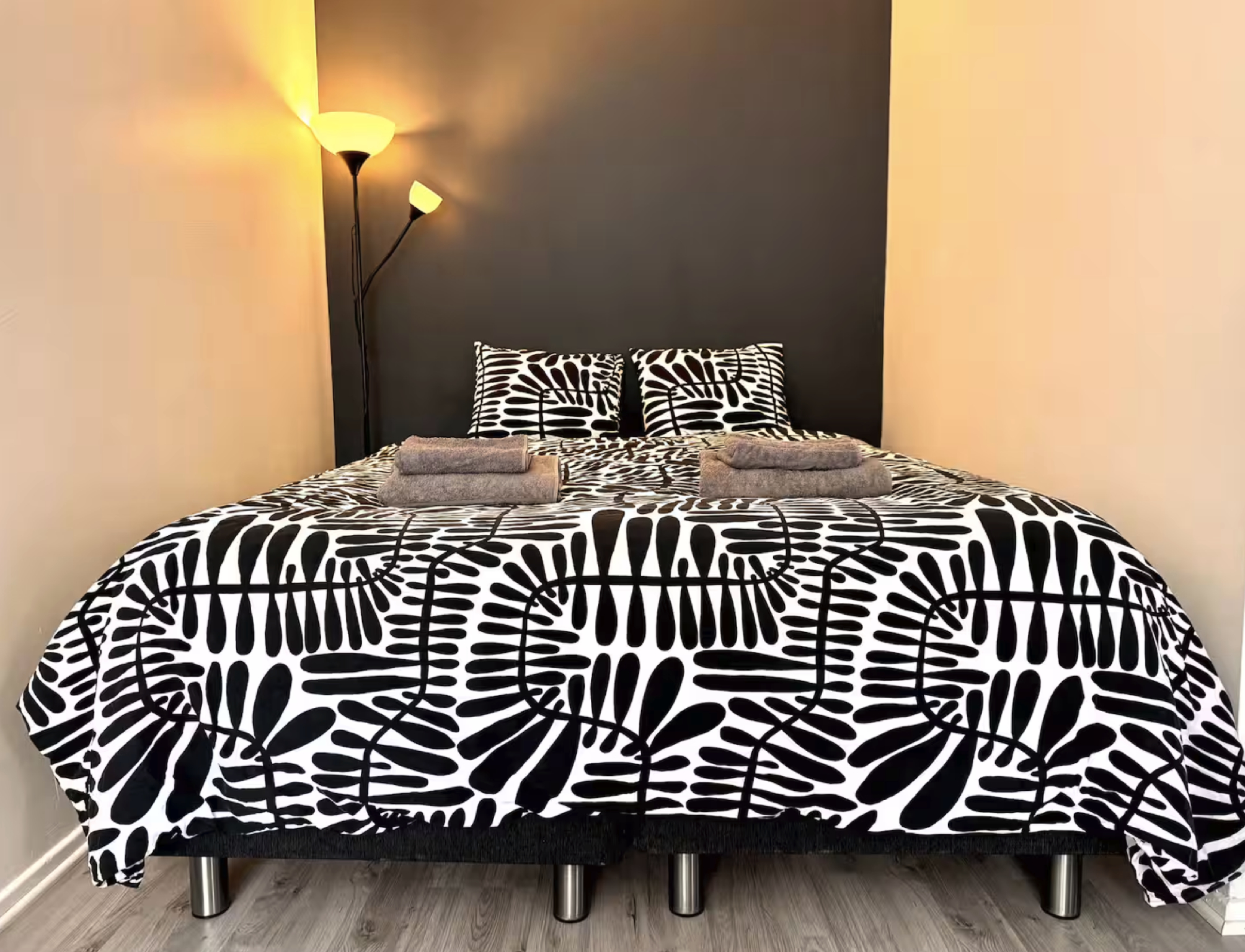 Bedroom 2, Quiet Haven | Remote Work, Doorstep Parking, Fast Wifi, 30m2 Studio, Uusimaa
