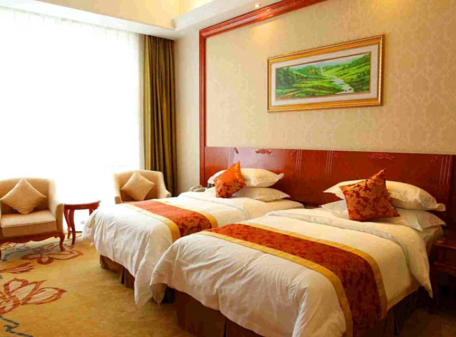 Bedroom 2, Vienna Classic Hotel Gansu Pingliang Greenland Plaza, Pingliang