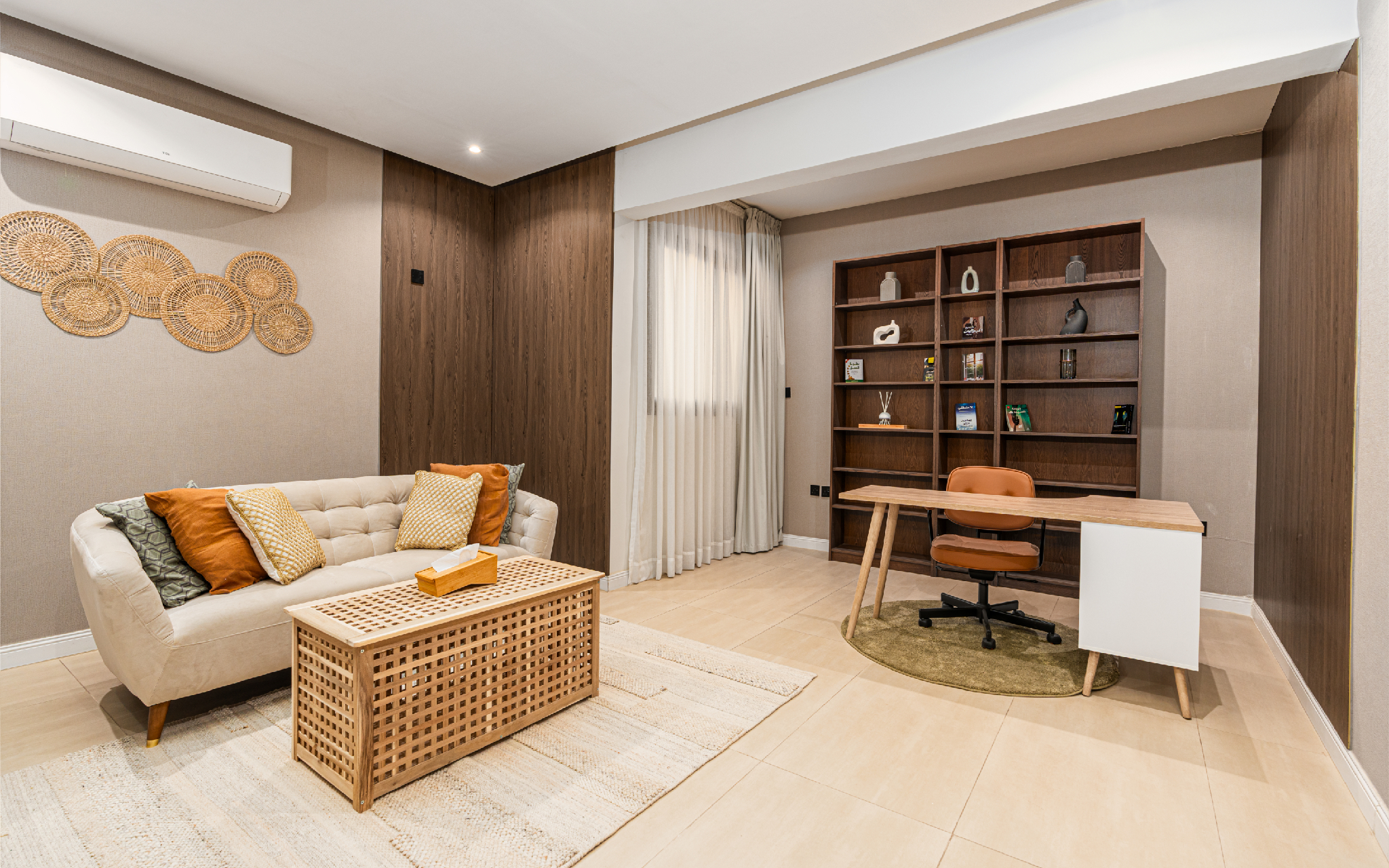 Separate living room 5, Apartment Luxurious & Modern Design in Alnarjis, Riyadh