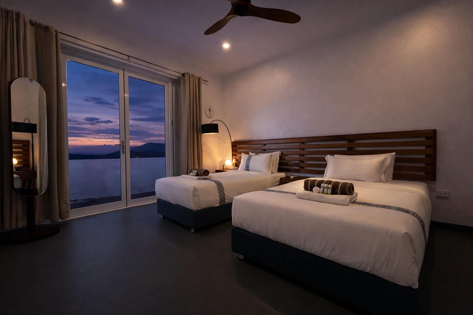 Bedroom 4, Villa 61 of Naisoso Island, Ba