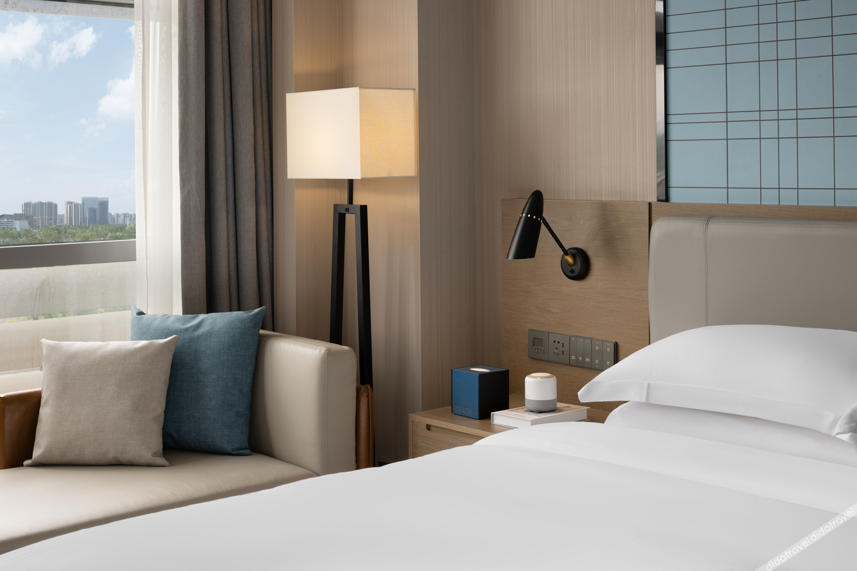 Bedroom 2, Echarm Hotel Changsha High-speed Railway South Station East Square, Changsha