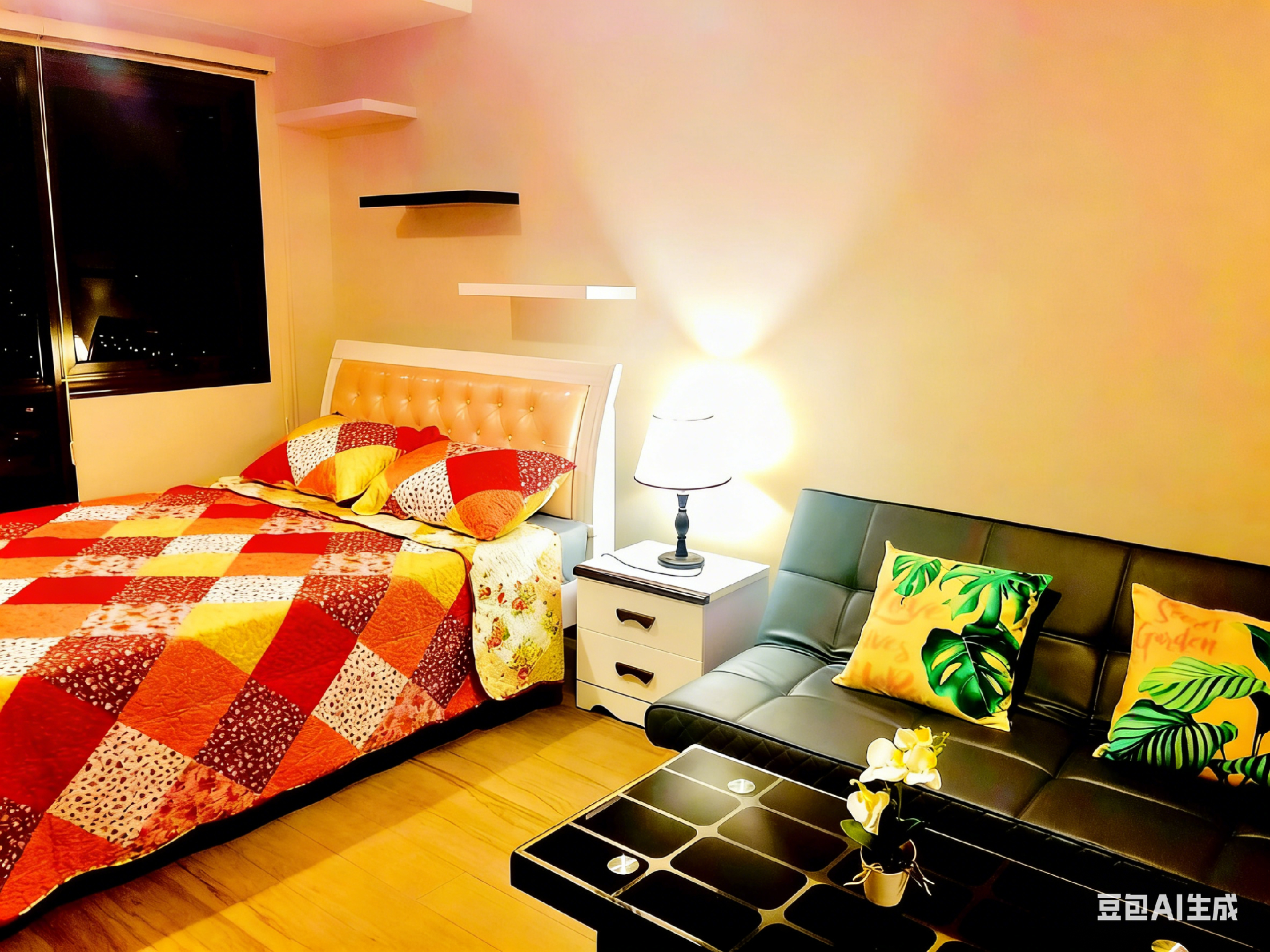 Bedroom 2, Entire Place Condominium w/ Skyline Landscape, Quezon City