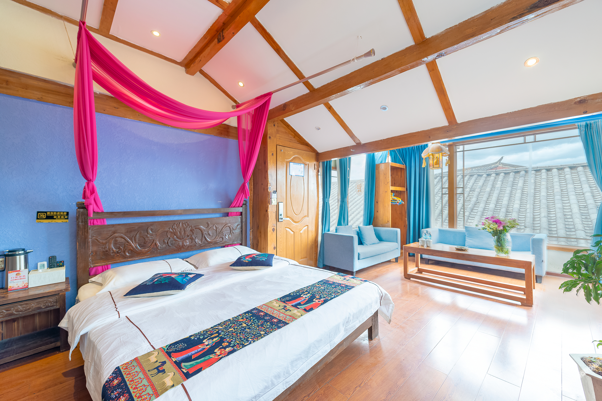 Bedroom 2, dujiajiyi mengzhilian homestady, Lijiang