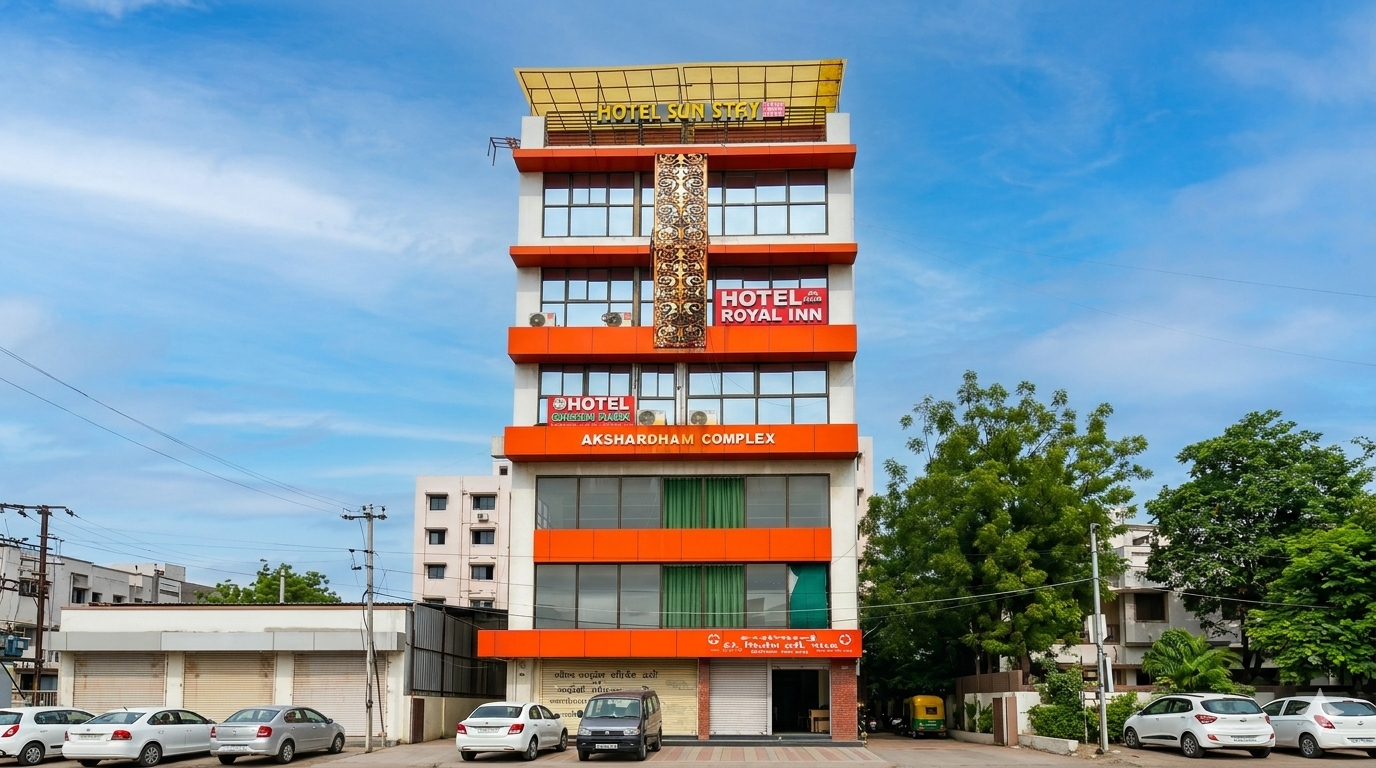 Exterior view, Hotel Sun Stay Ahmedabad, Ahmadabad