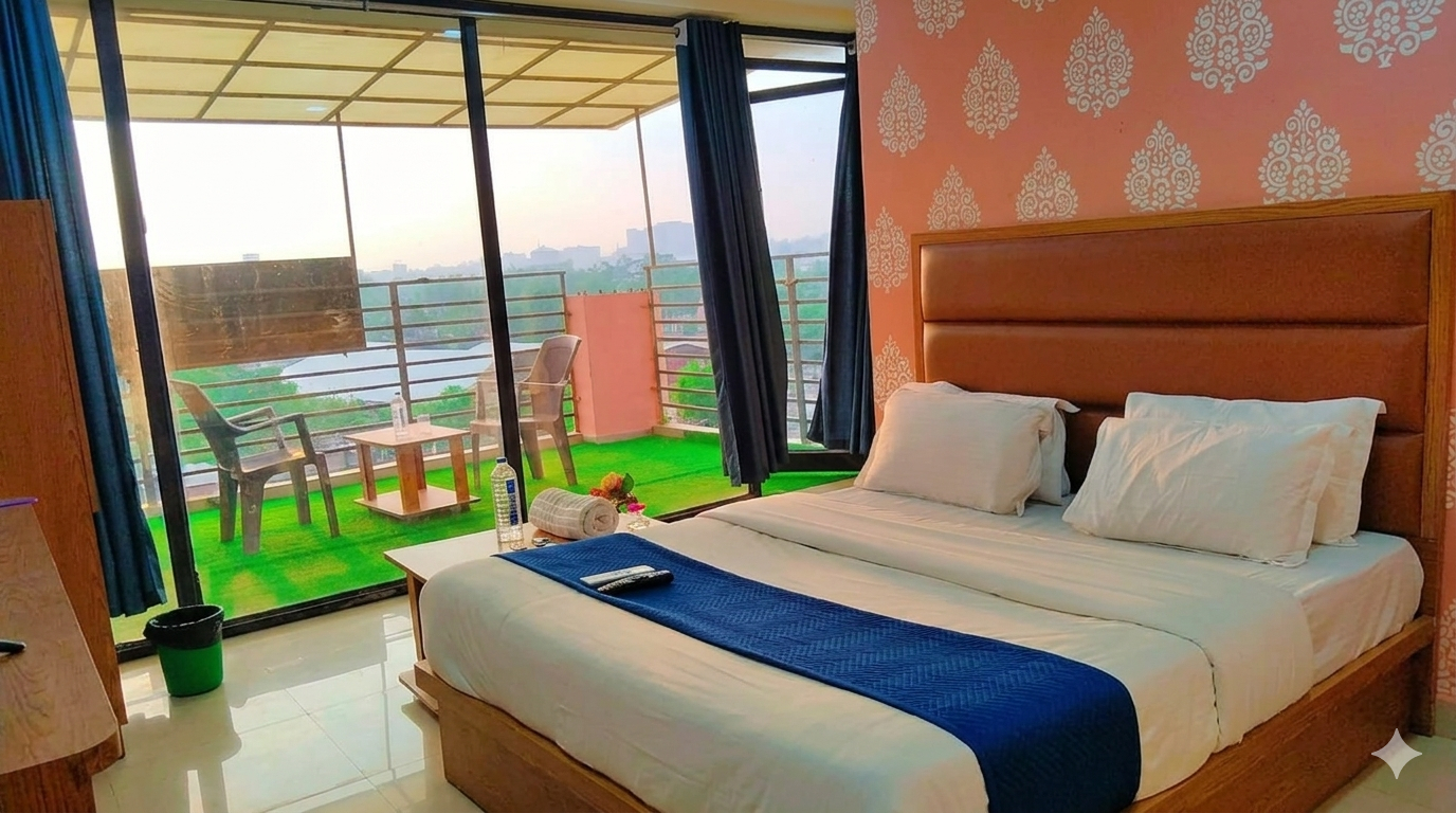 Balcony/terrace 4, Hotel Sun Stay Ahmedabad, Ahmadabad