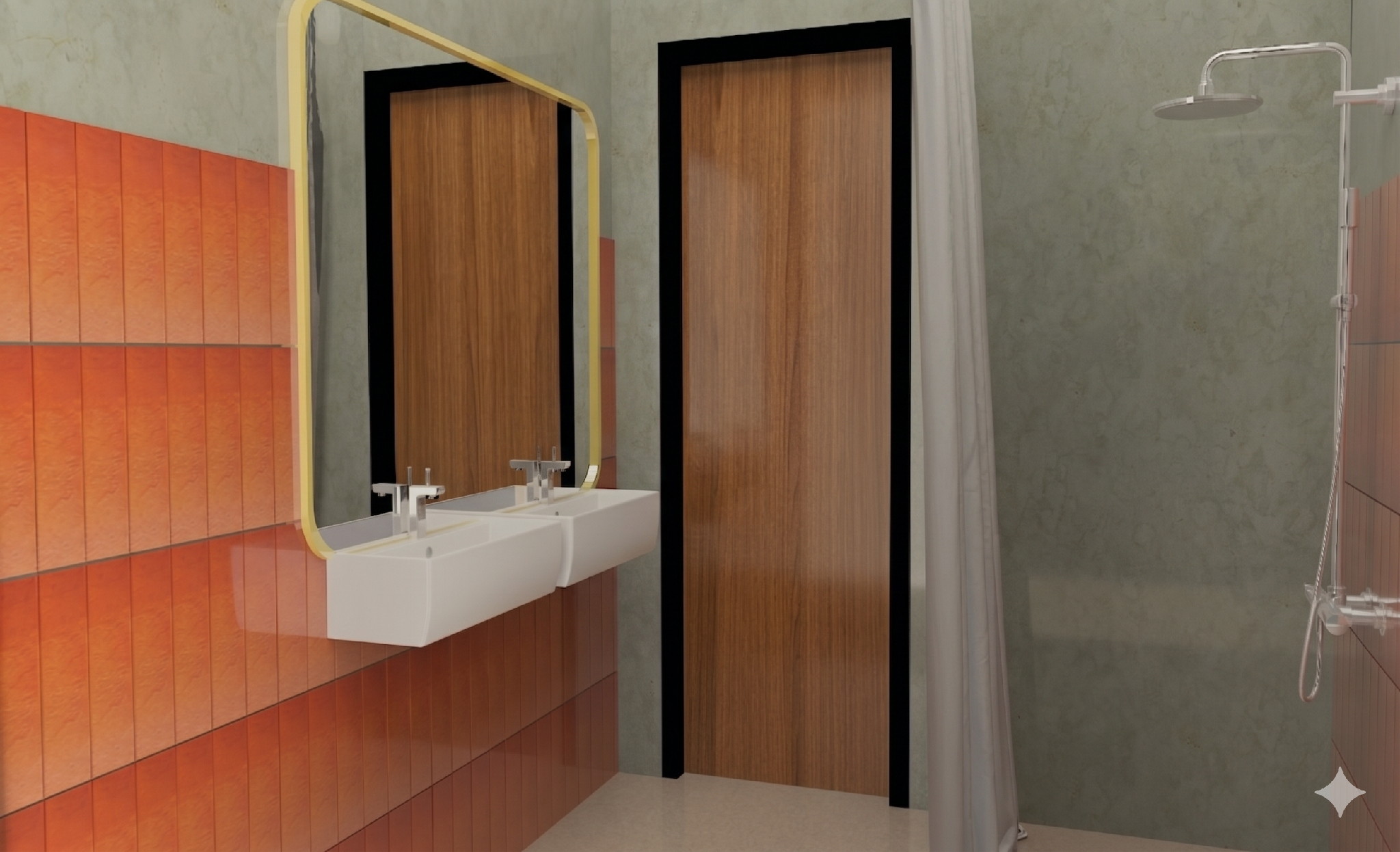 Shared bathroom 3, Dreampod Soekarno Hatta Airport, Tangerang