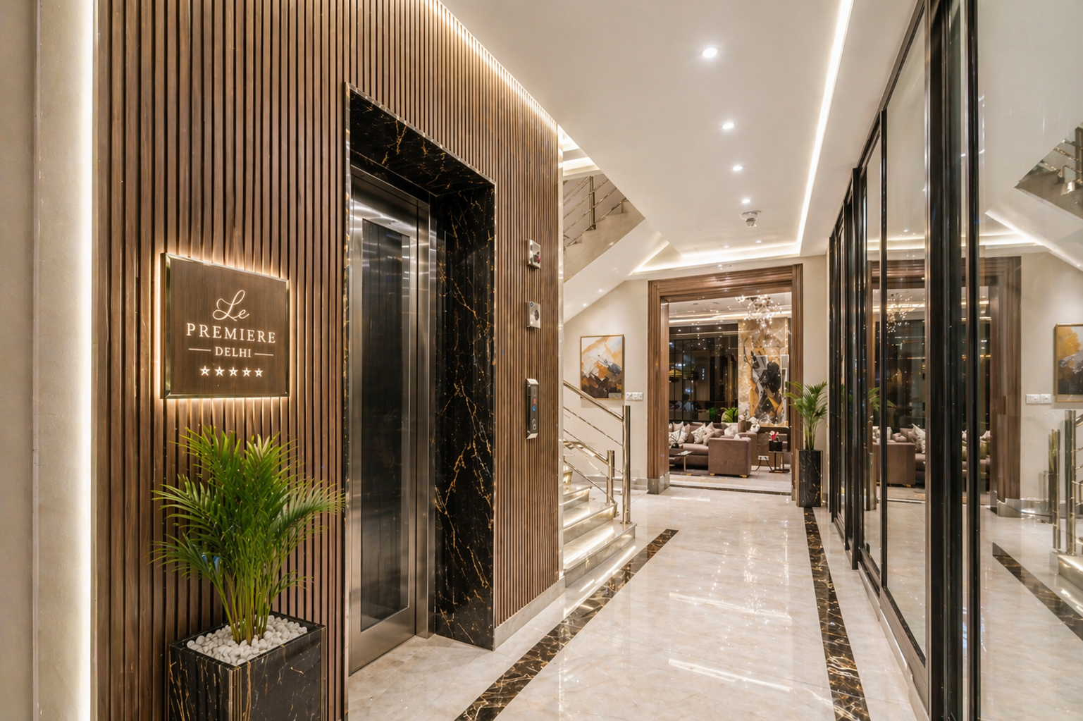 Public Area 2, Hotel Le Premier, Delhi