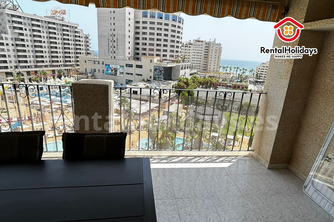 Balcony/terrace 2, Charming 3-Bedroom Apartment in Oropesa del Mar, Spain, Castellón