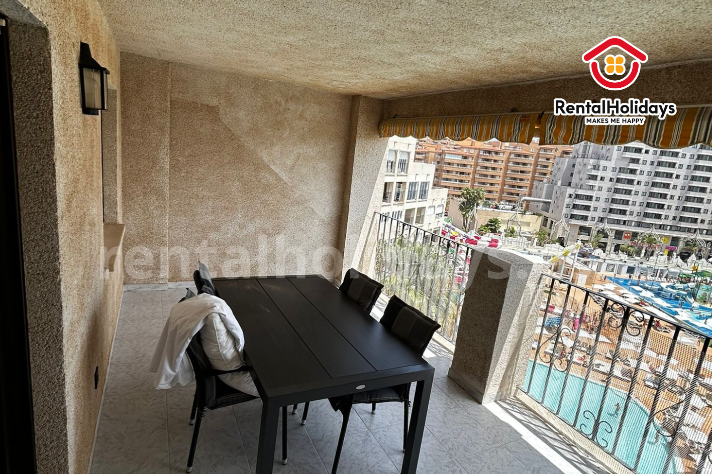 Balcony/terrace 5, Charming 3-Bedroom Apartment in Oropesa del Mar, Spain, Castellón