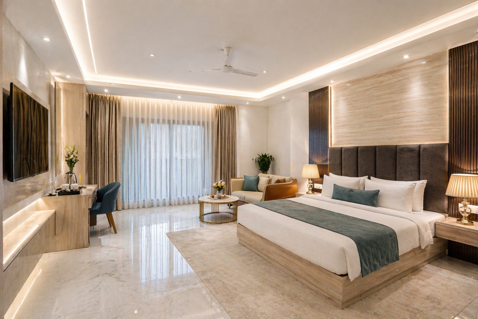 Bedroom 3, Hotel Glinzer Palace By Aura, Gautam Buddha Nagar