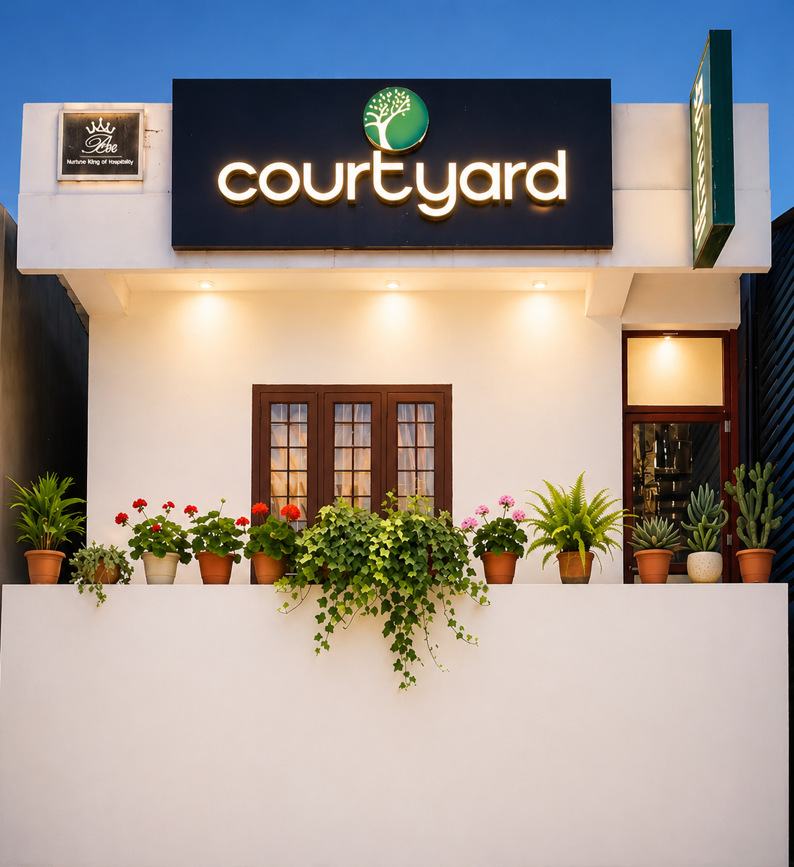 Balcony/terrace, Courtyard Residency Thekkady, Theni