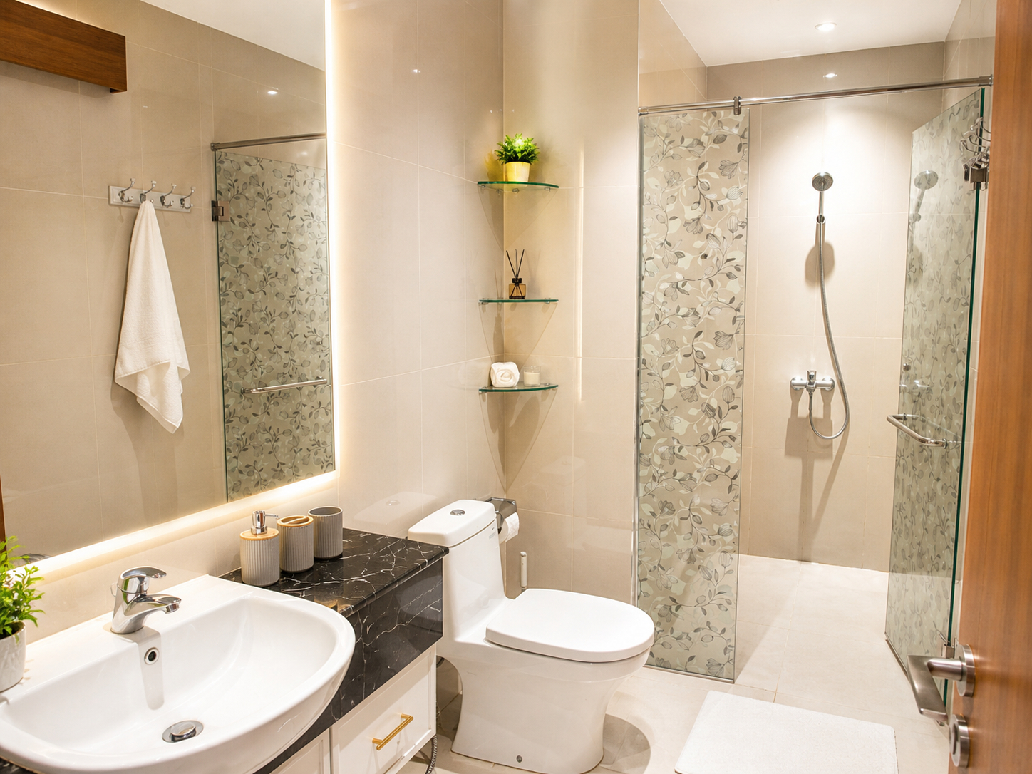 Bathroom 4, Vasaka The Reiz Condo, Medan
