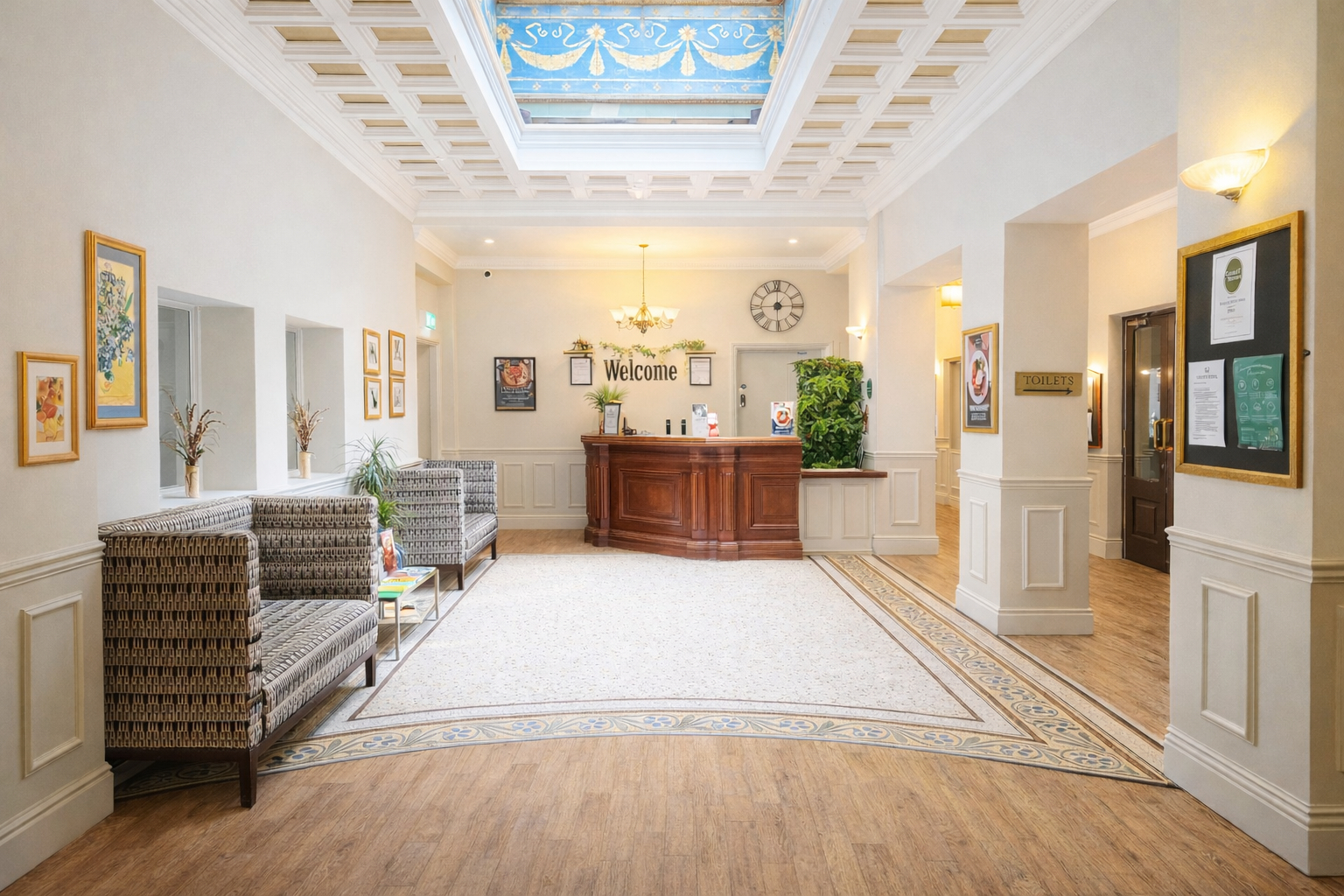 Public Area, County Hotel, Cumbria