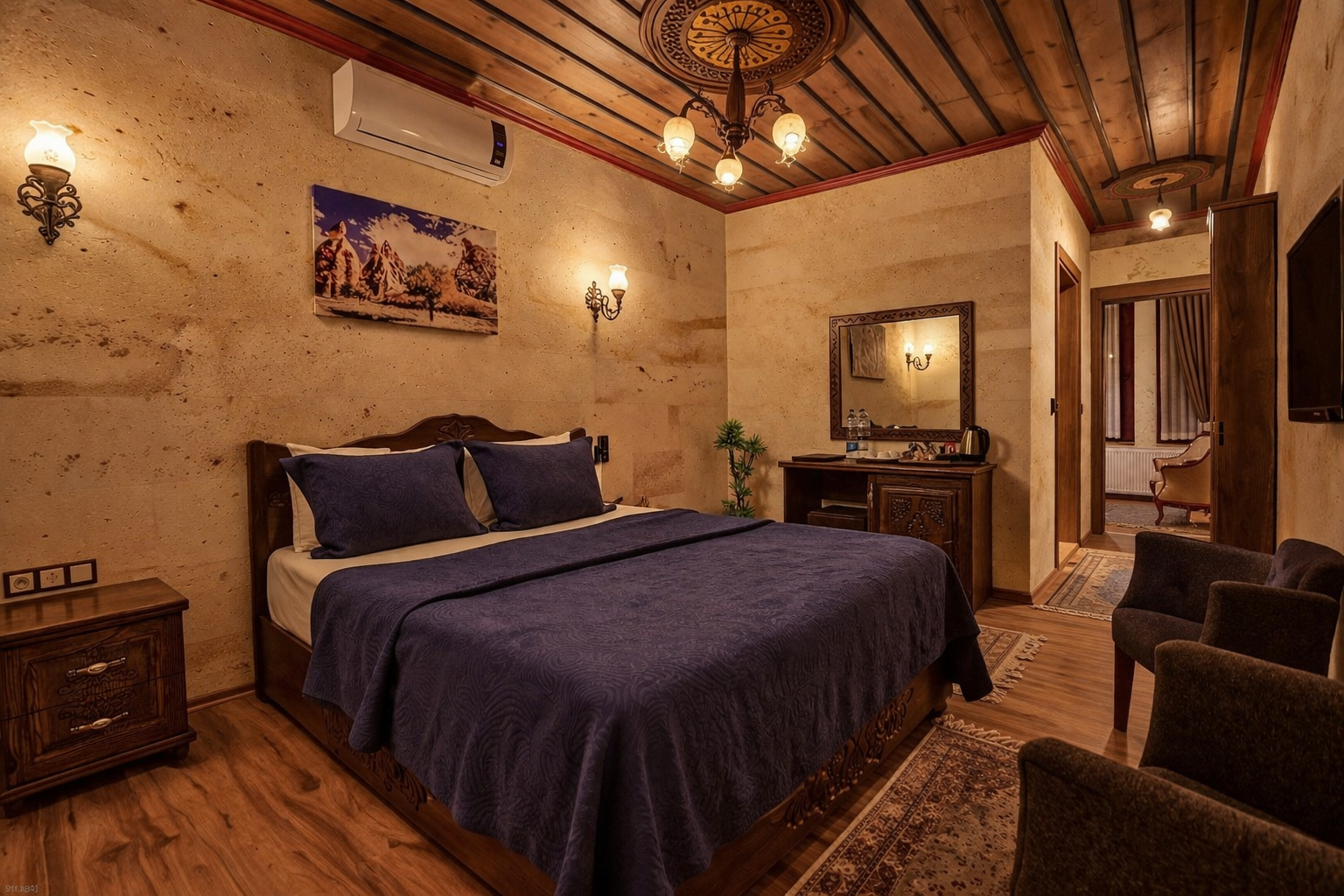 Bedroom 5, Milat Cave Hotel, Nevşehir