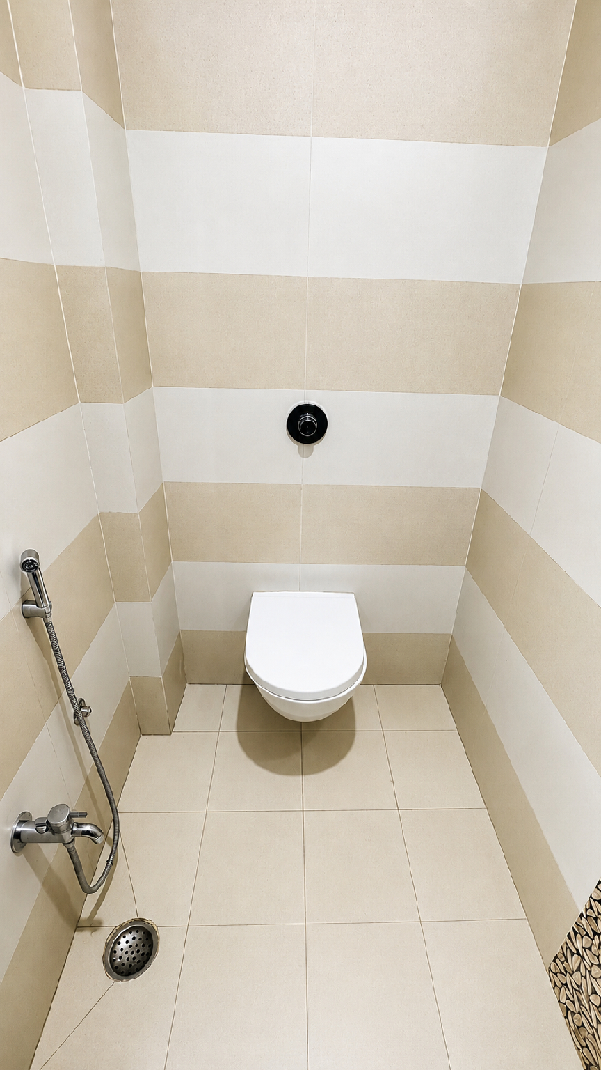 Bathroom 4, Hotel City Palace, Varanasi