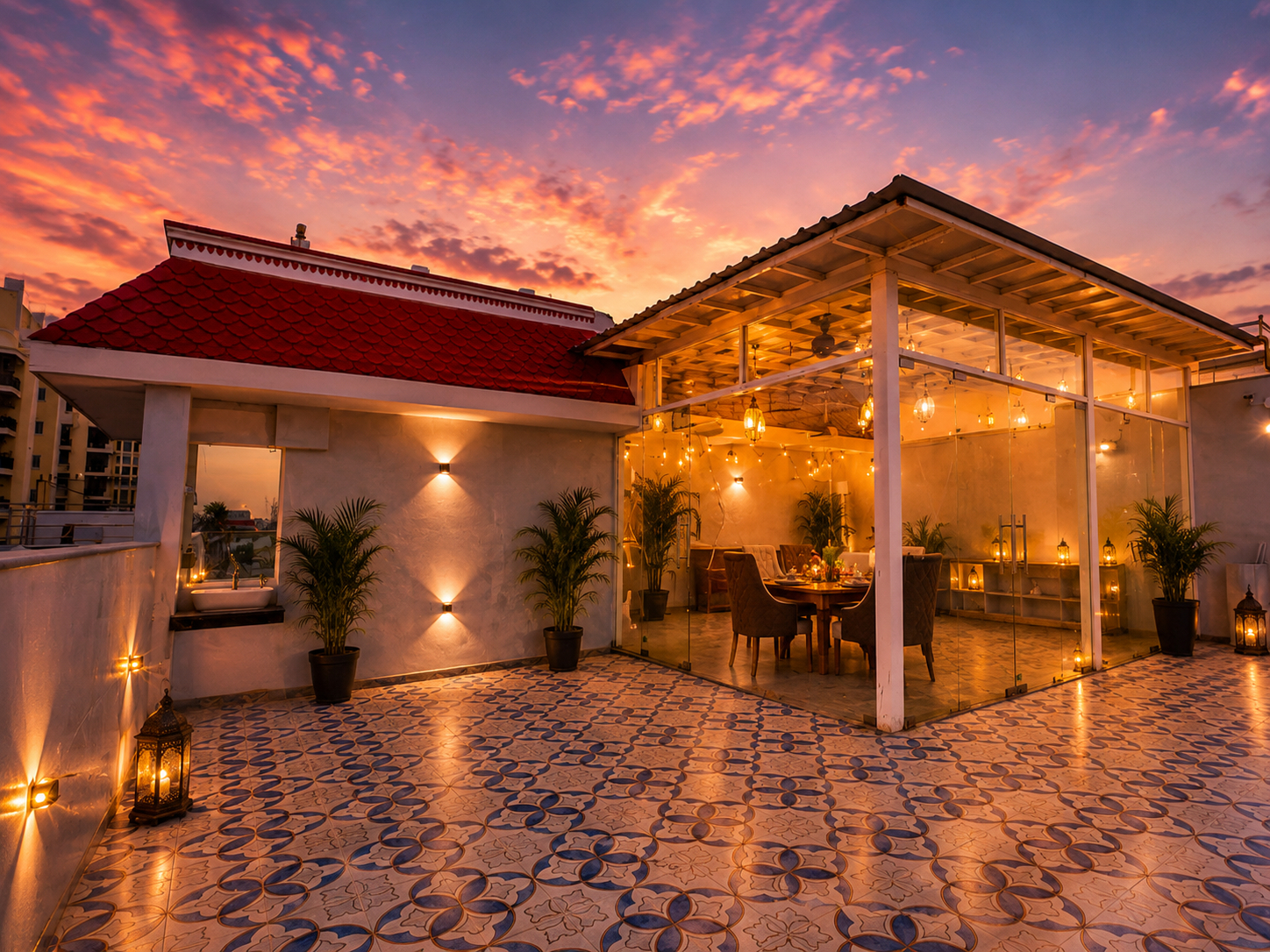 Balcony/terrace 5, Tamarind Leaf Residency Noida Sector 50 Metro & Spectrum Mall, Gautam Buddha Nagar