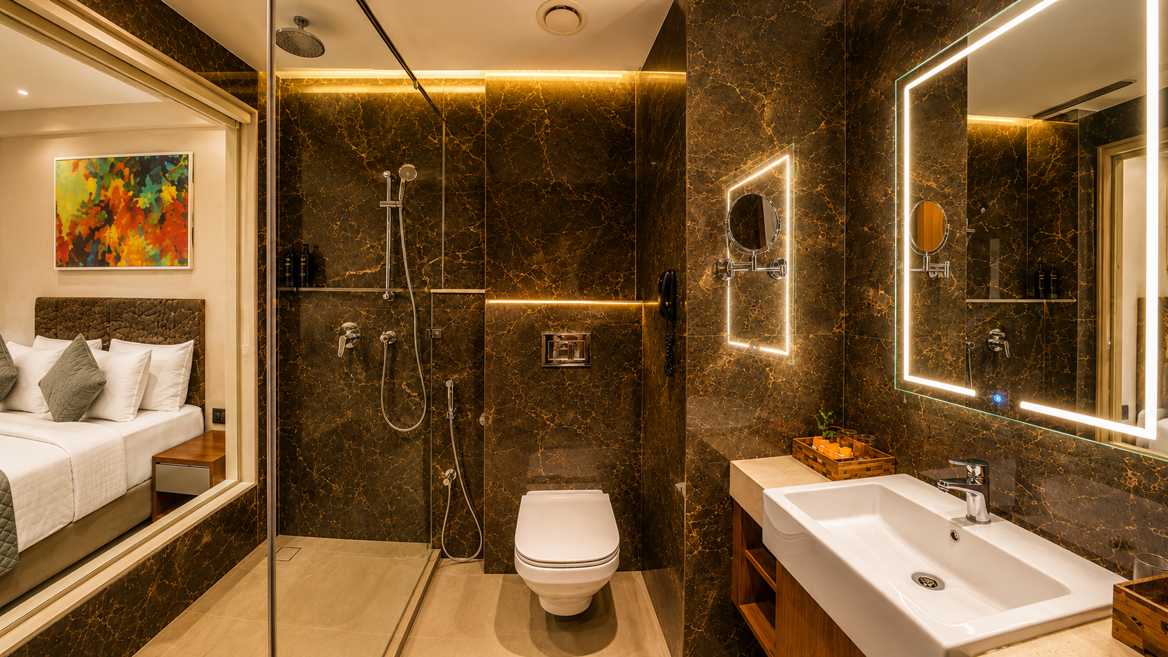 Bathroom 4, The Paradise Bliss - A Luxury Hotel & Spa in Udaipur, Udaipur