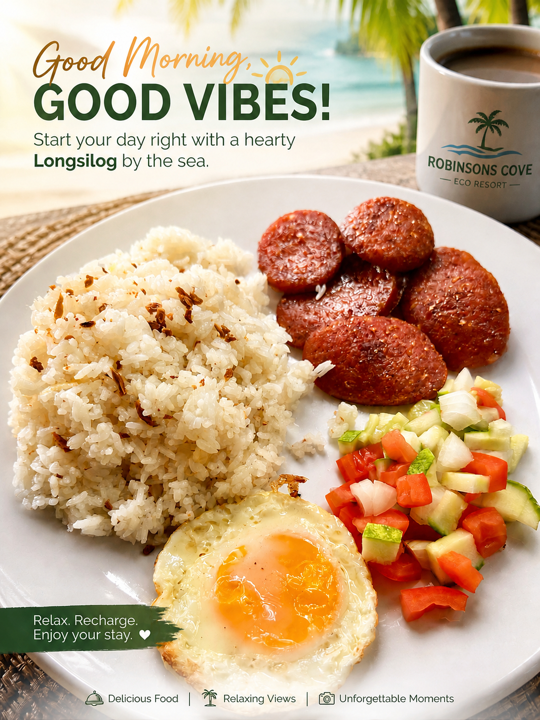 Food & Drinks 5, Robinson’s Cove Eco-Resort, Romblon