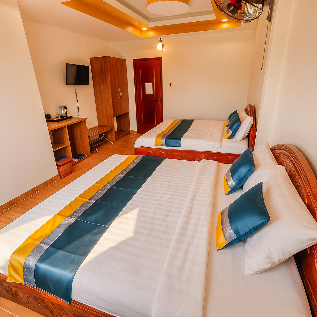 Bedroom 3, Khách sạn Trung Hiếu, Chau Doc