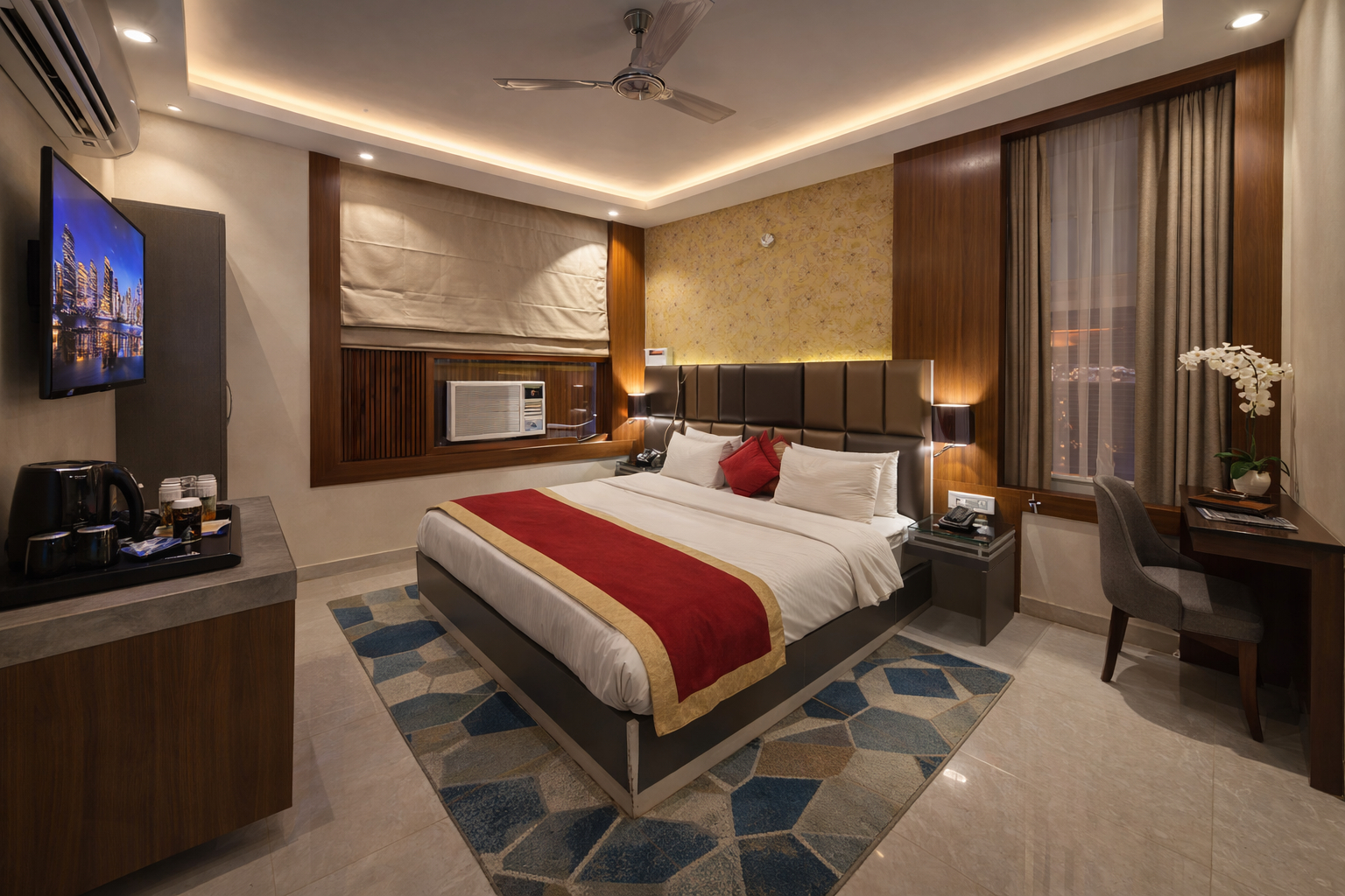 Bedroom 5, Hotel Le Cypress, Bareilly