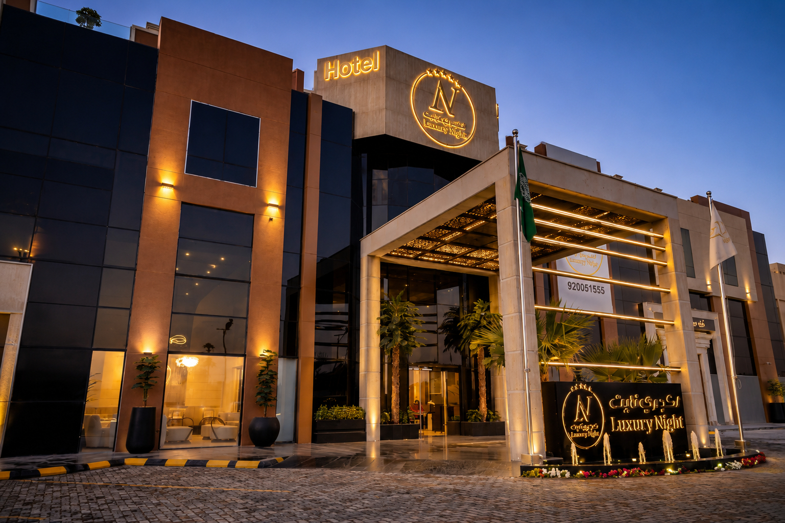 Exterior view 5, Luxury Night Hotel Al Yasmin, Riyadh
