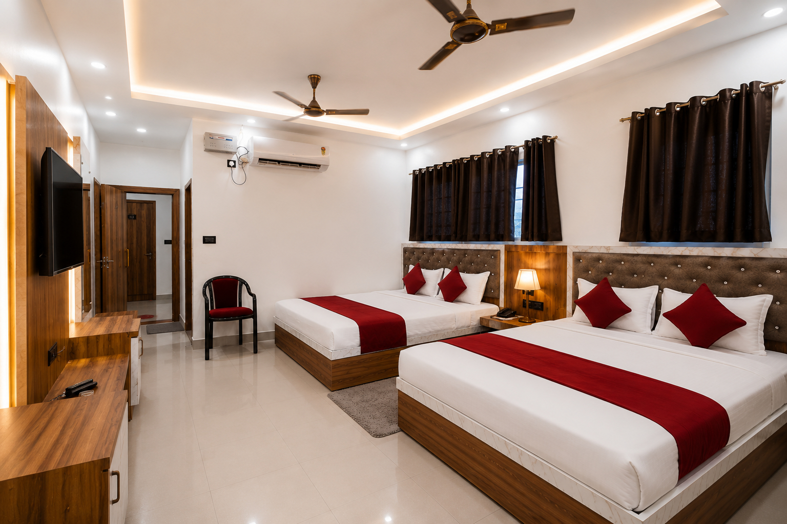 Bedroom 5, Hotel Devansh Inn, Deoghar