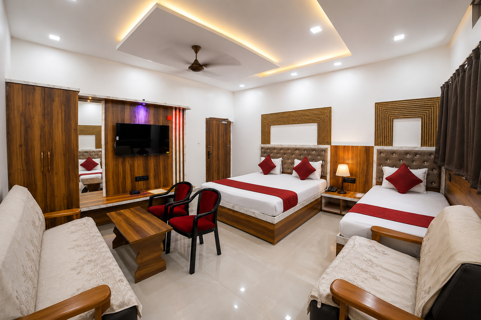 Bedroom 2, Hotel Devansh Inn, Deoghar