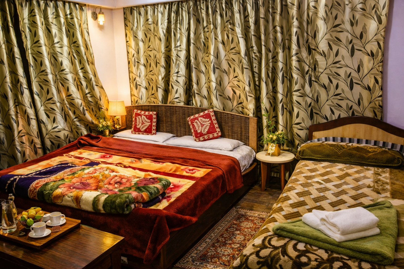 Bedroom 3, Gulab Resort, Srinagar