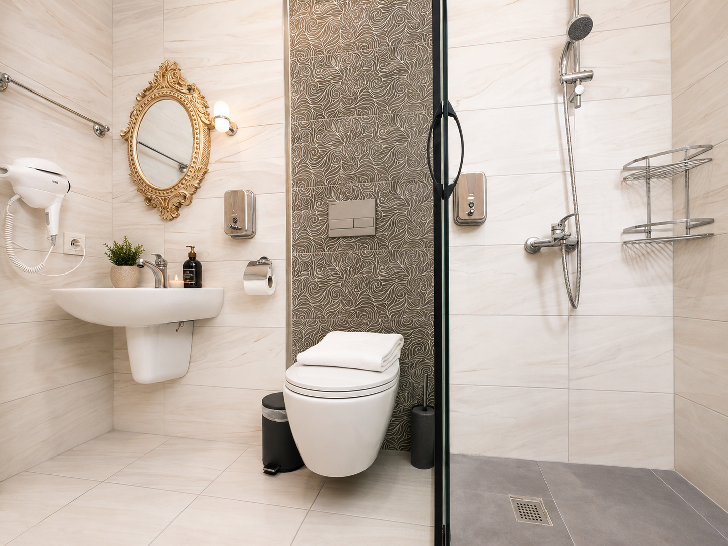 Bathroom 4, Yaman Life Hotel, Alanya