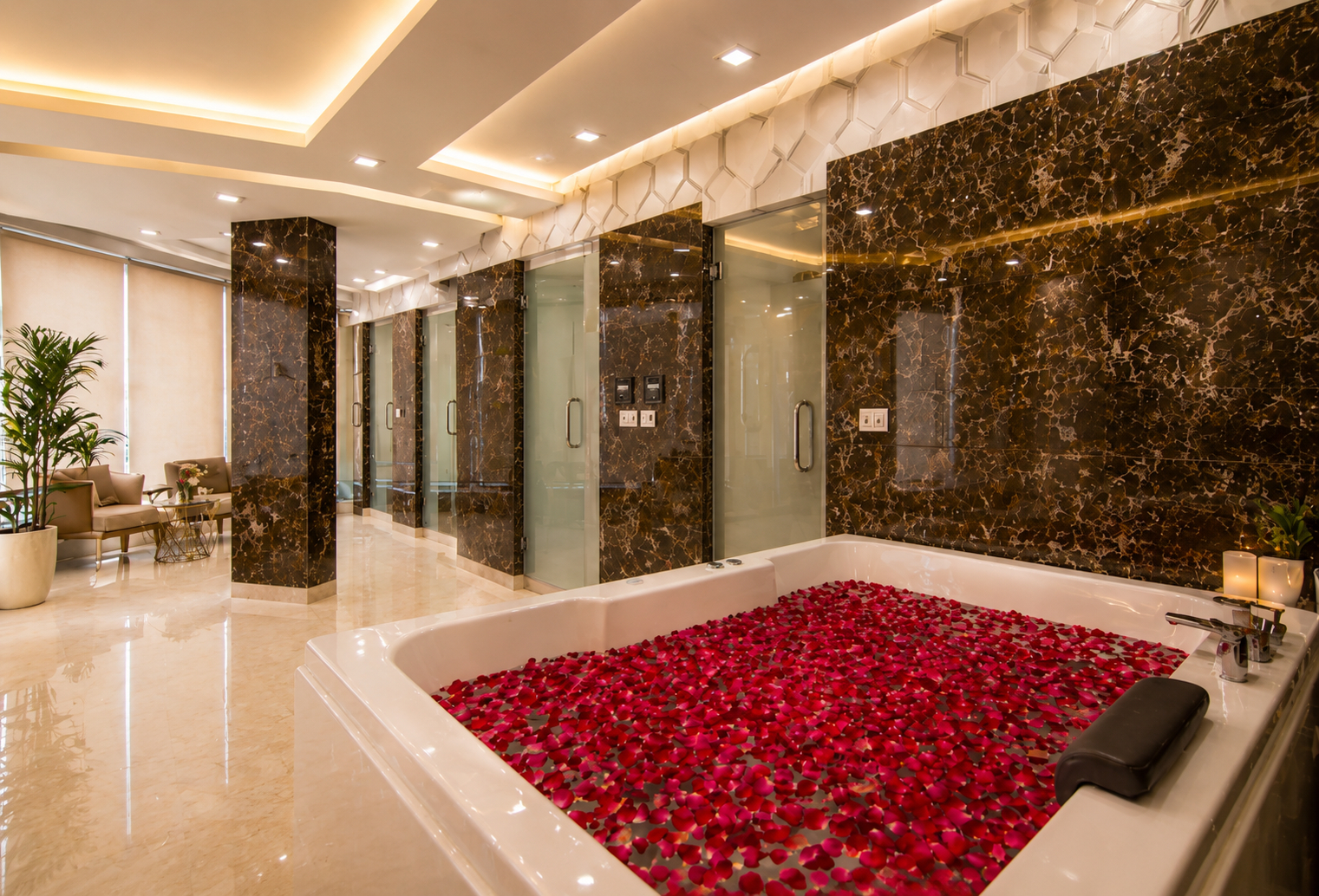 Bathtub 2, Hotel Prithvi Palace With Airport Transfer, Delhi