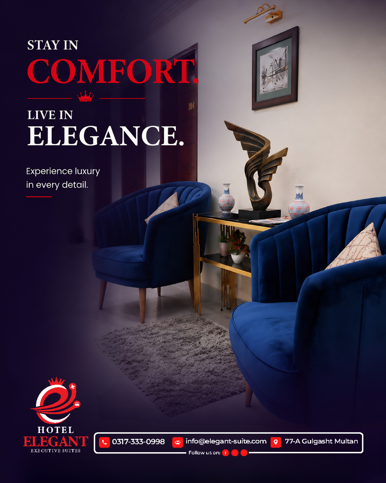 Public Area, Hotel Elegant Executive Suites, Multan