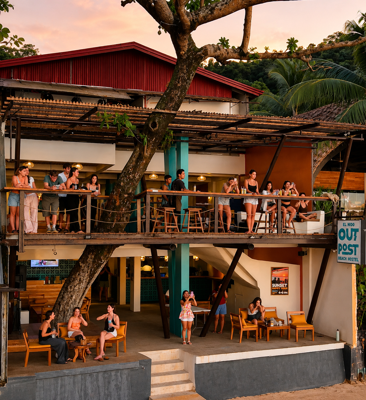 Exterior & Views 2, Outpost Beach Hostel - Adults Only, El Nido
