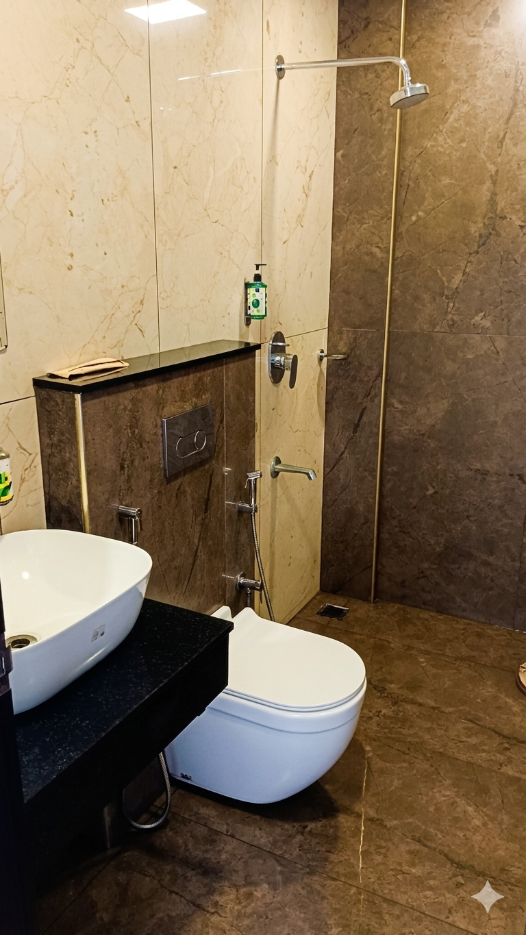 Bathroom, Treebo Grand Vistara Airport Suites, Ernakulam