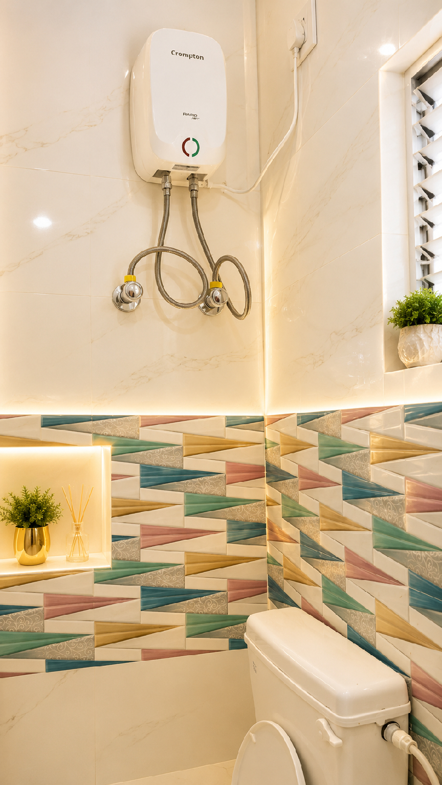 Bathroom, Diamond Plaza, South 24 Parganas