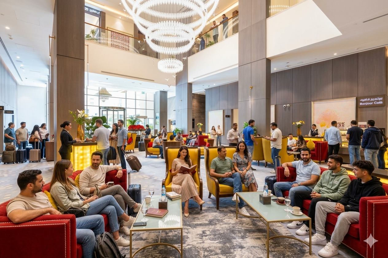 Public Area 4, Khalidia Palace Hotel Dubai, Dubai