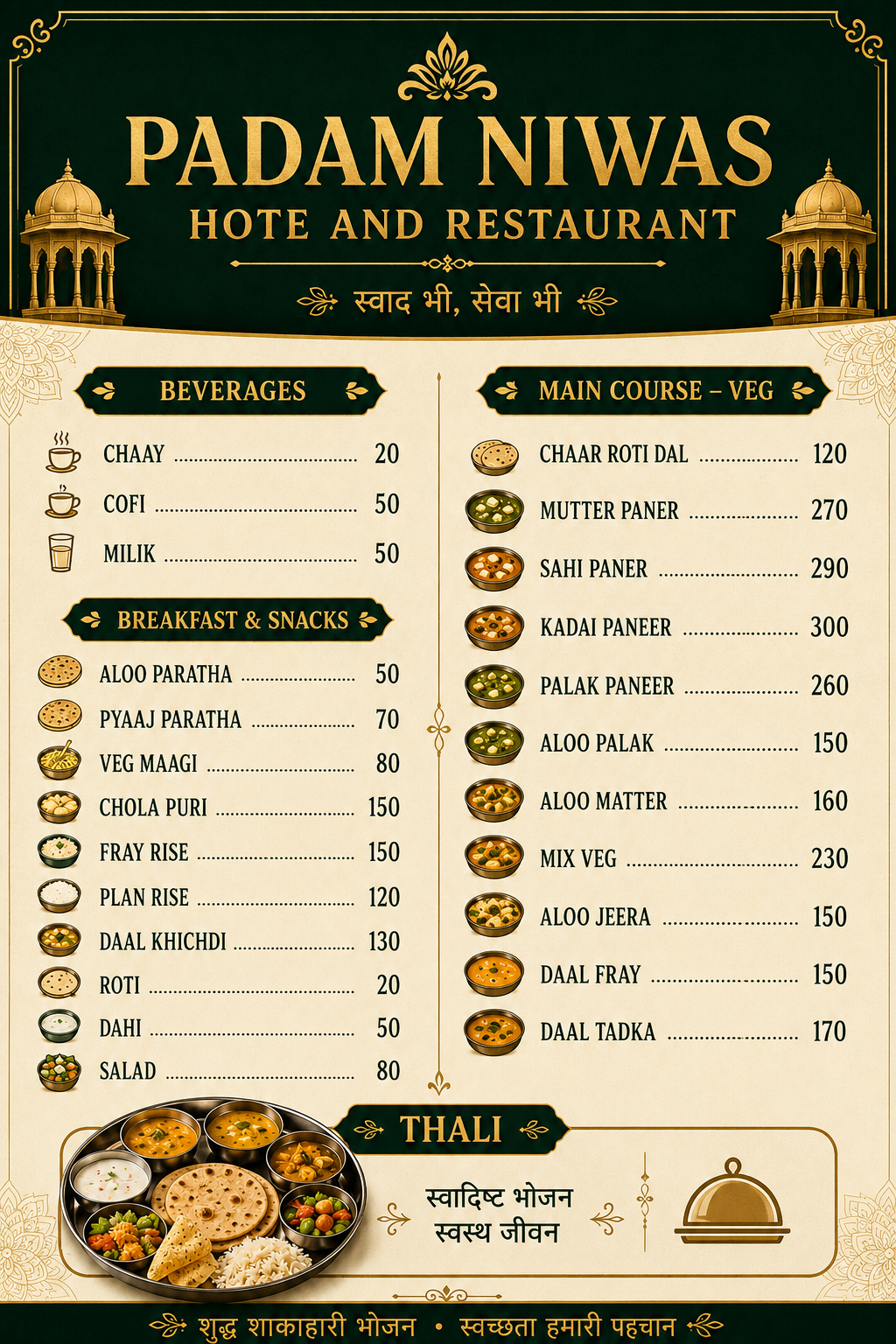 Food and beverages