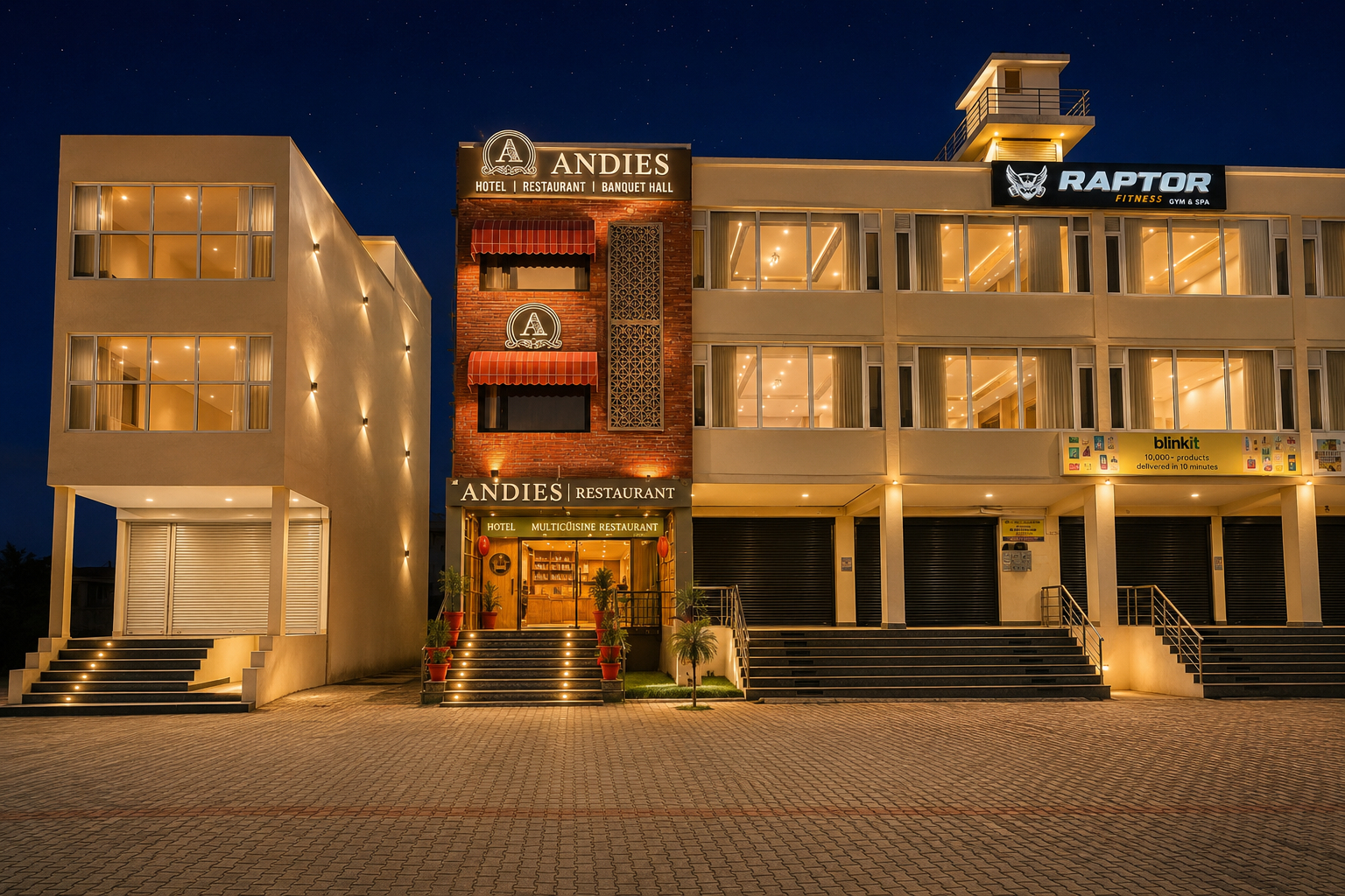Exterior view 2, Andies Hotel, Sahibzada Ajit Singh Nagar