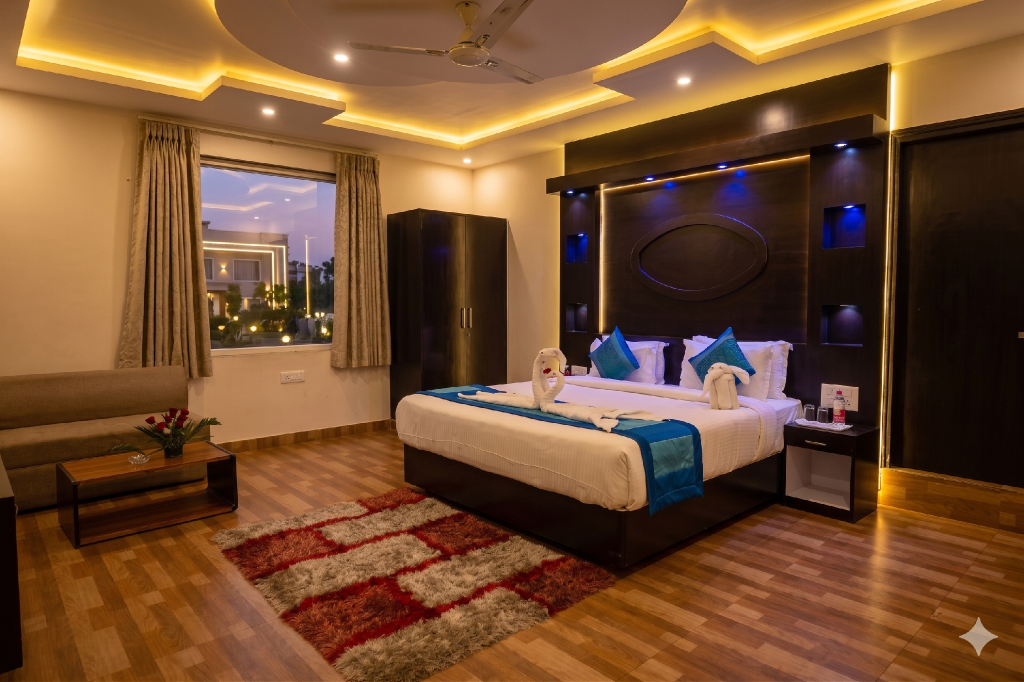 Bedroom 2, Hotel Om Palace, Jaipur