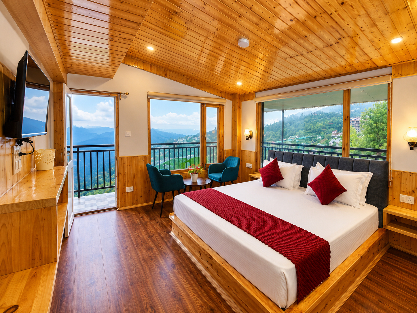 Bedroom, The Kufri House, Shimla