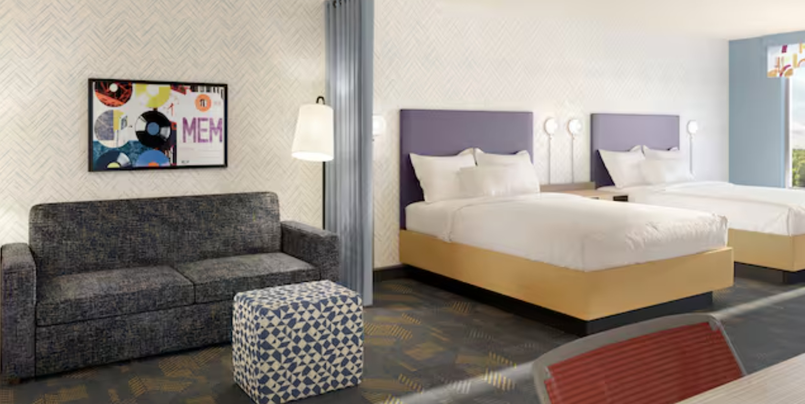 Bedroom 3, Home2 Suites by Hilton McHenry Deep Creek Lake, Garrett
