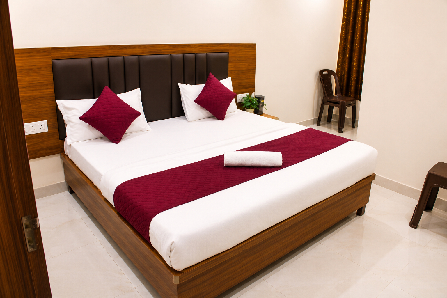 Bedroom, Shree Shyama Dham Near Prem Mandir, Vrindavan, Mathura