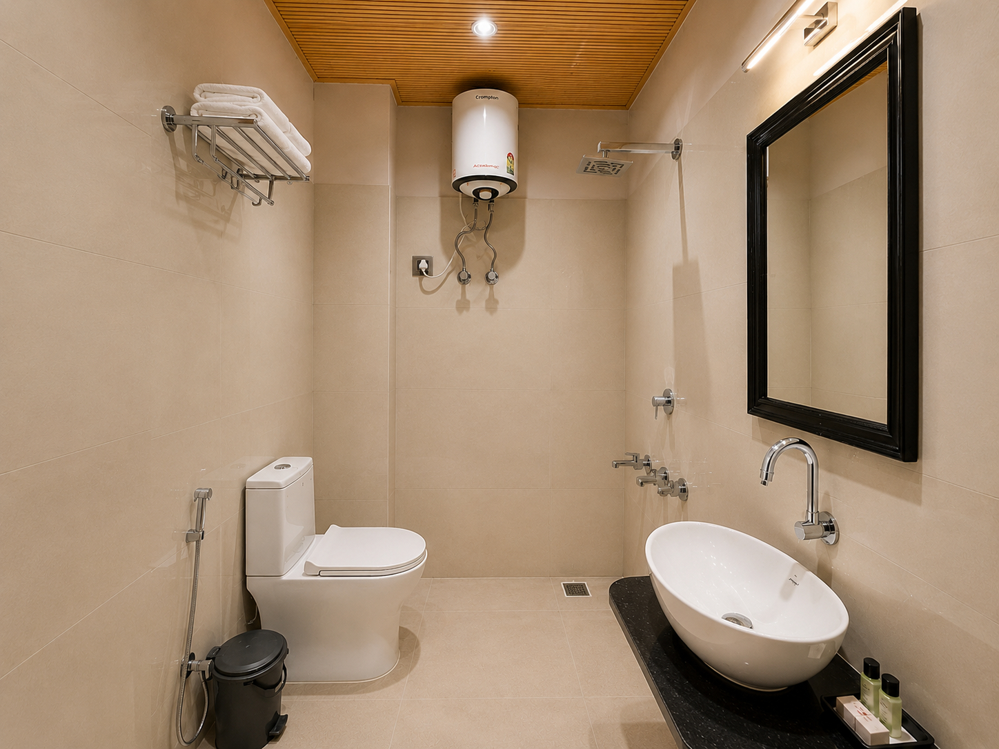 Bathroom 3, Guru Shikhar Heights - Highest Hotel in Mount Abu (5700 feet), Sirohi