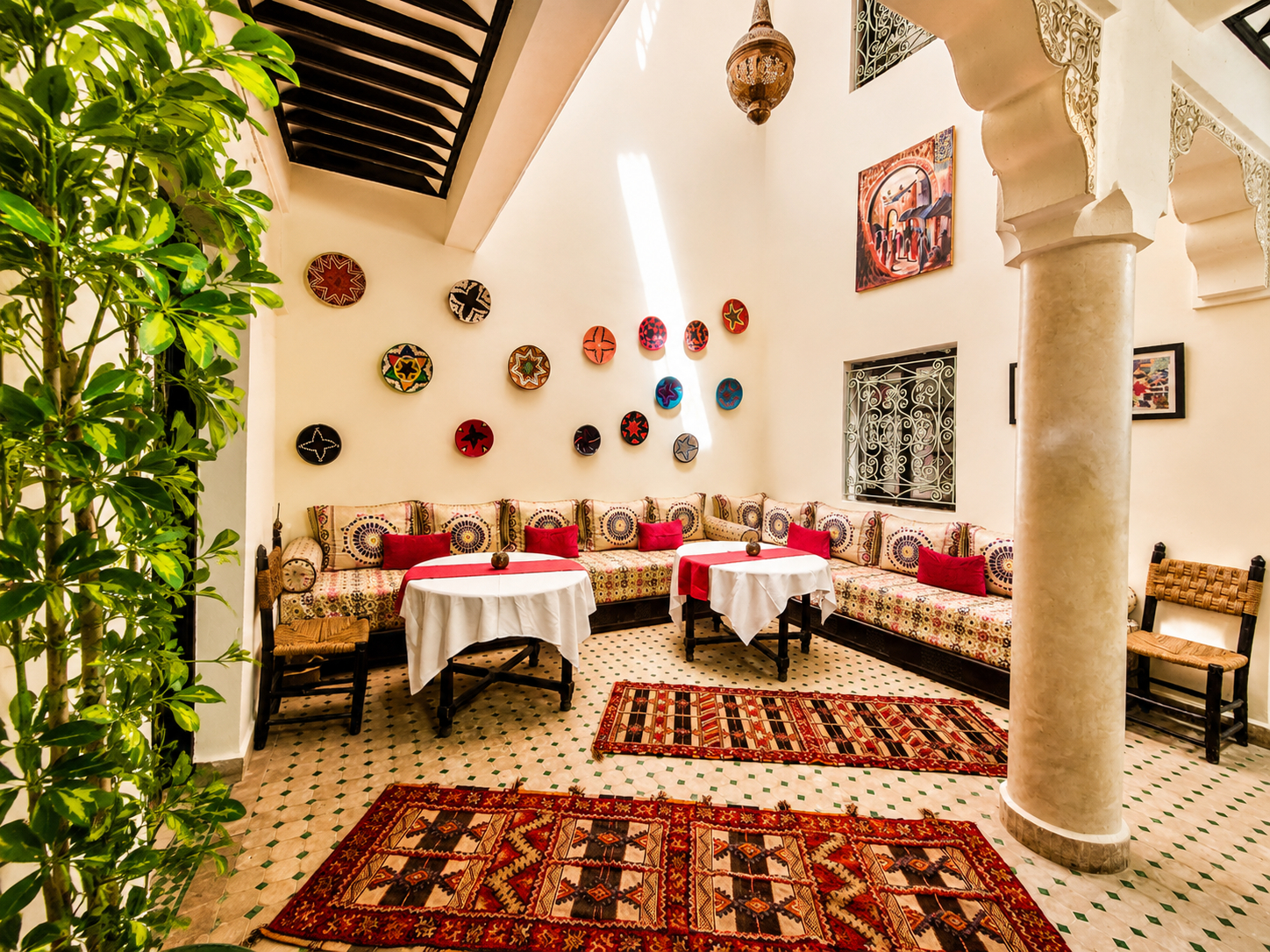 Public Area 3, Riad Dar Benbrahim, Marrakech