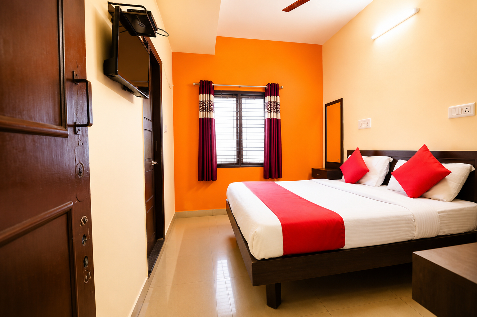 Bedroom 3, Hotel Udupi Residency Koramanagala, Bangalore
