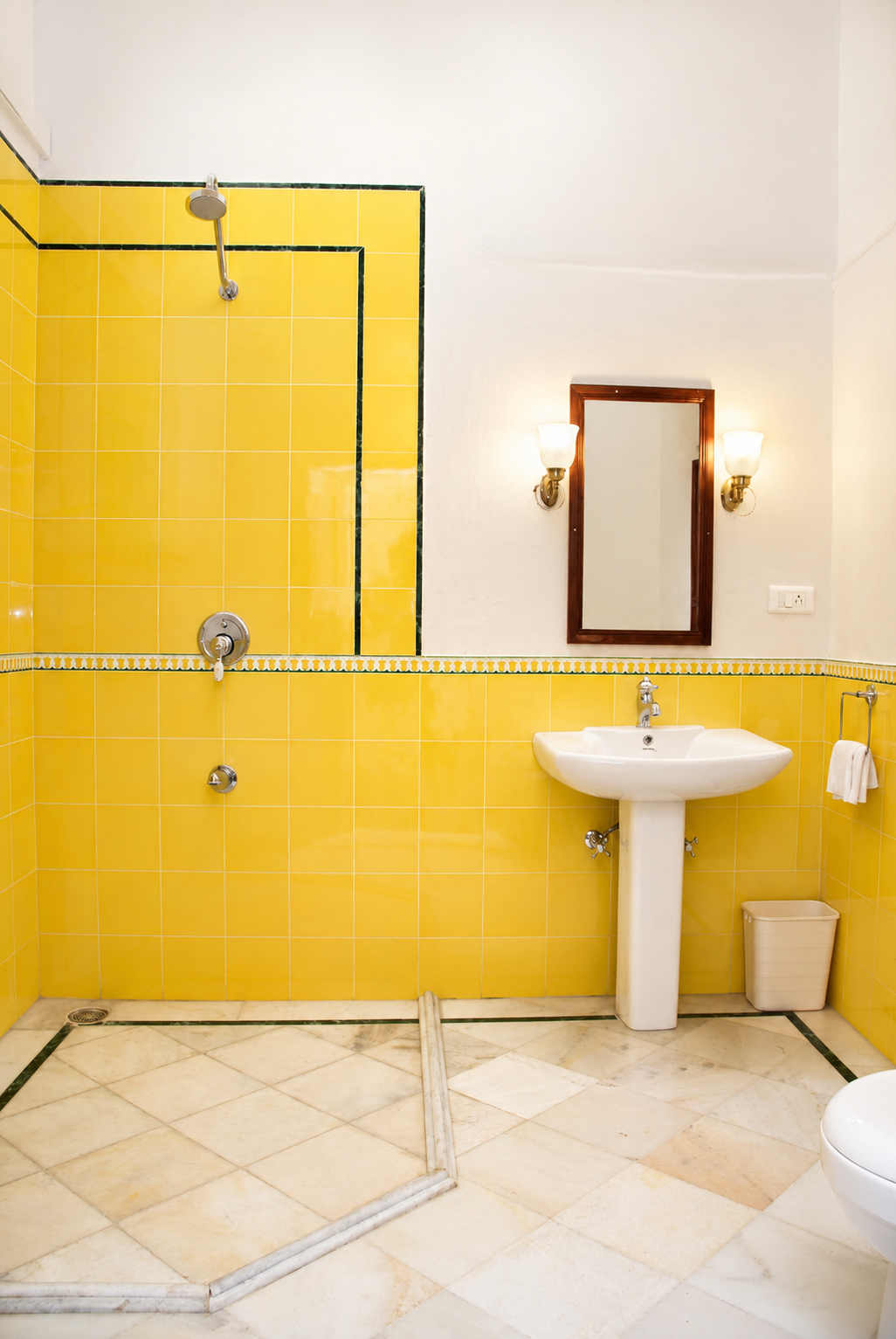 Bathroom 4, Bijay Niwas Palace - Bijaynagar, Bhilwara