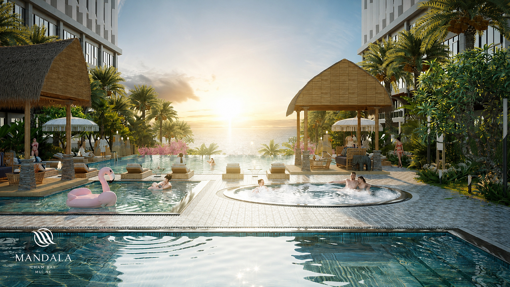 Swimming pool [outdoor] 2, Mandala Pearl Resort, Phan Thiết
